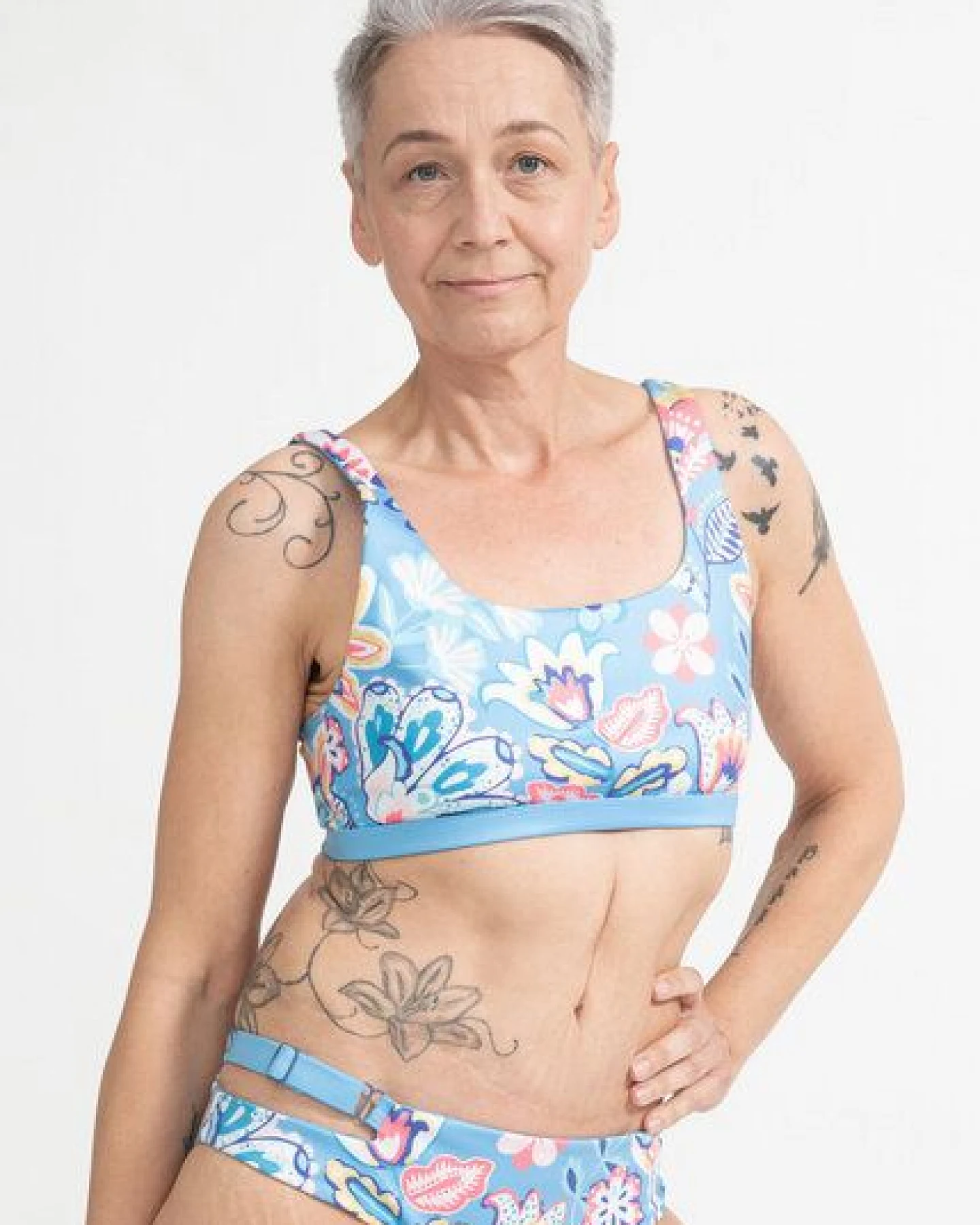 boochen Bikini Top Caparica - wendbares Surf Bikini-Oberteil - Prints – Ansicht 3