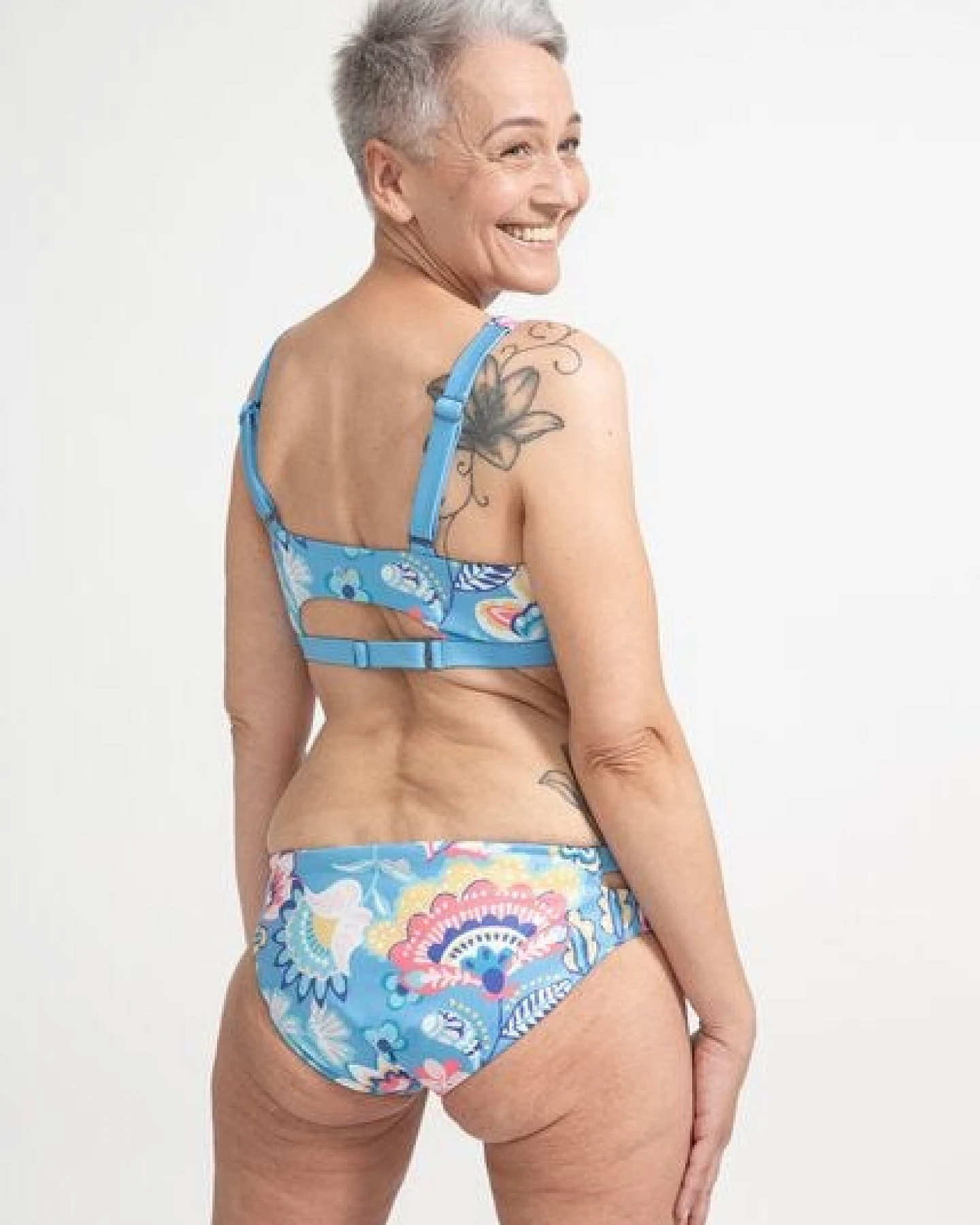 boochen Bikini Top Caparica - wendbares Surf Bikini-Oberteil - Prints – Ansicht 4