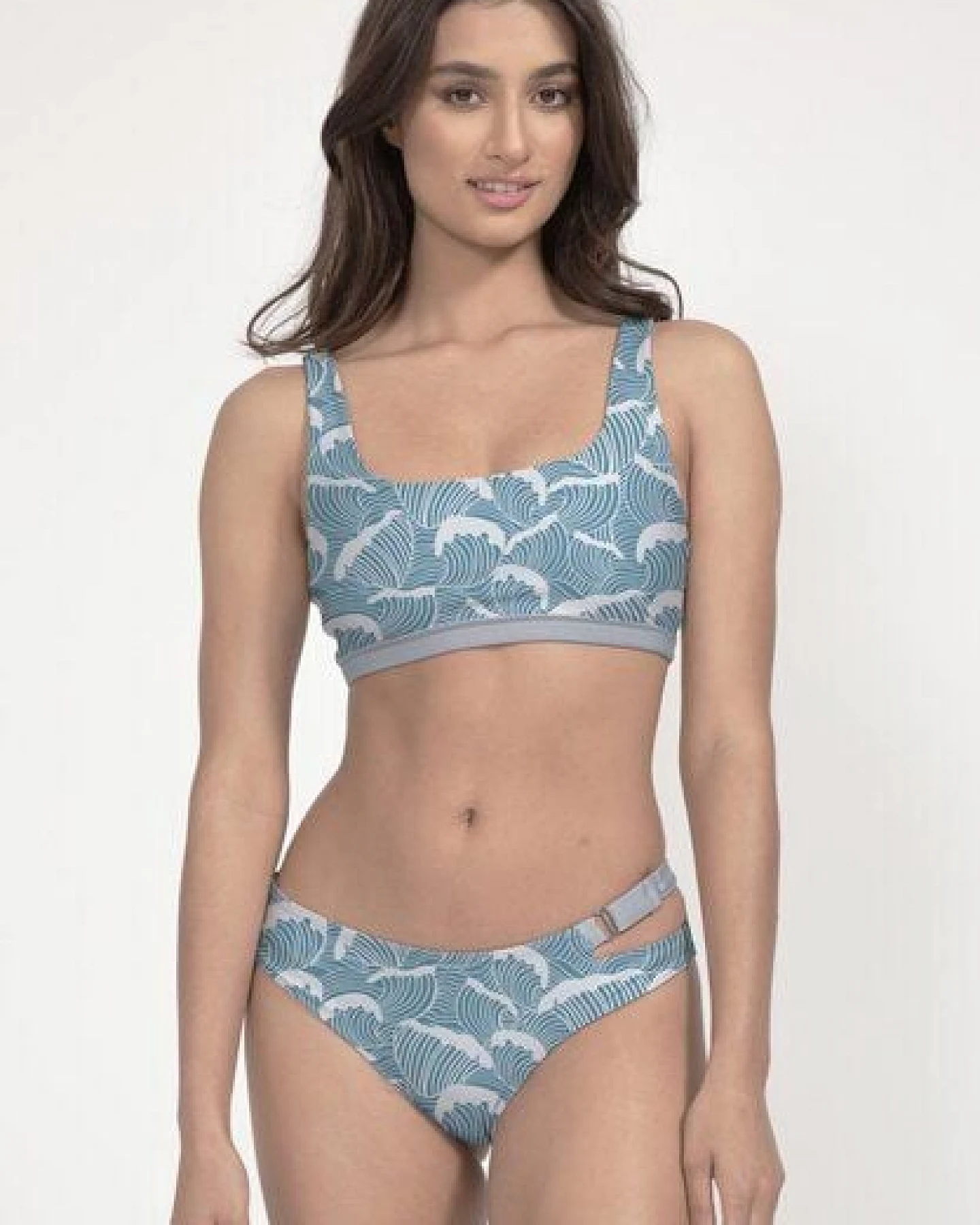 boochen Bikini Slip Caparica - wendbares Surf Bikini-Unterteil - Prints – Ansicht 4