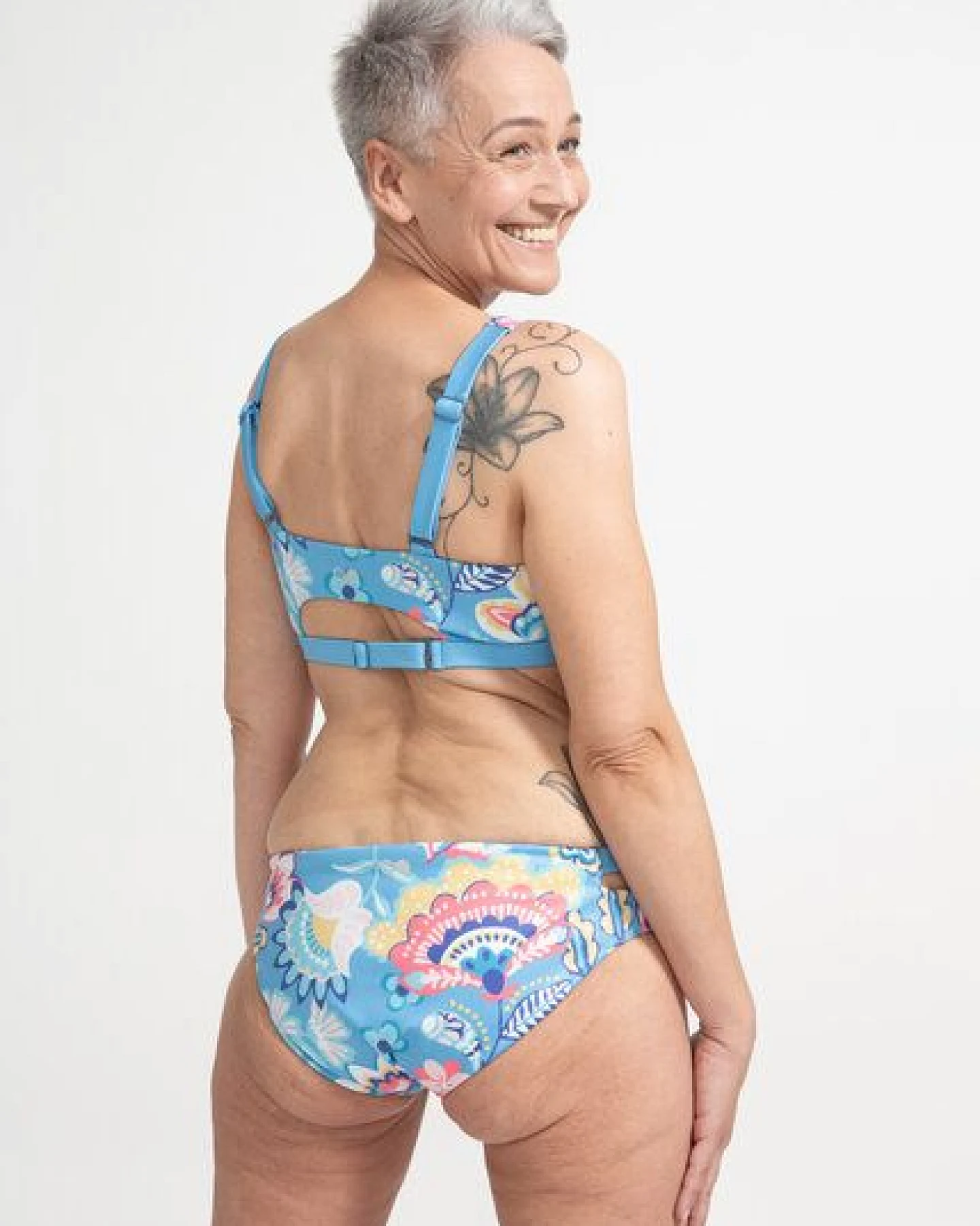boochen Bikini Slip Caparica - wendbares Surf Bikini-Unterteil - Prints – Ansicht 4
