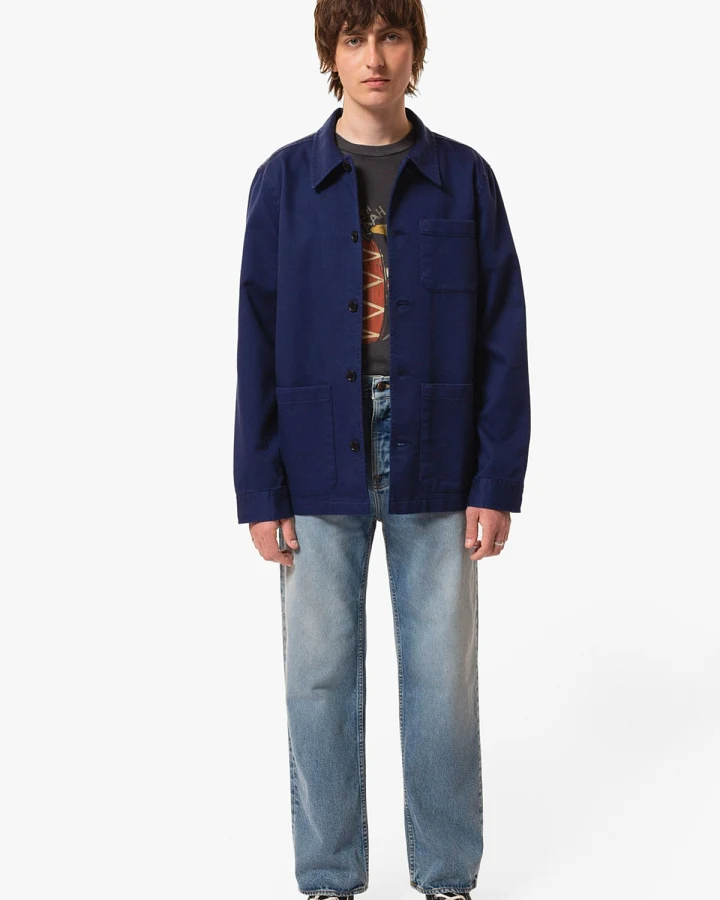 Produktseite: Jacke Barney Worker Blau