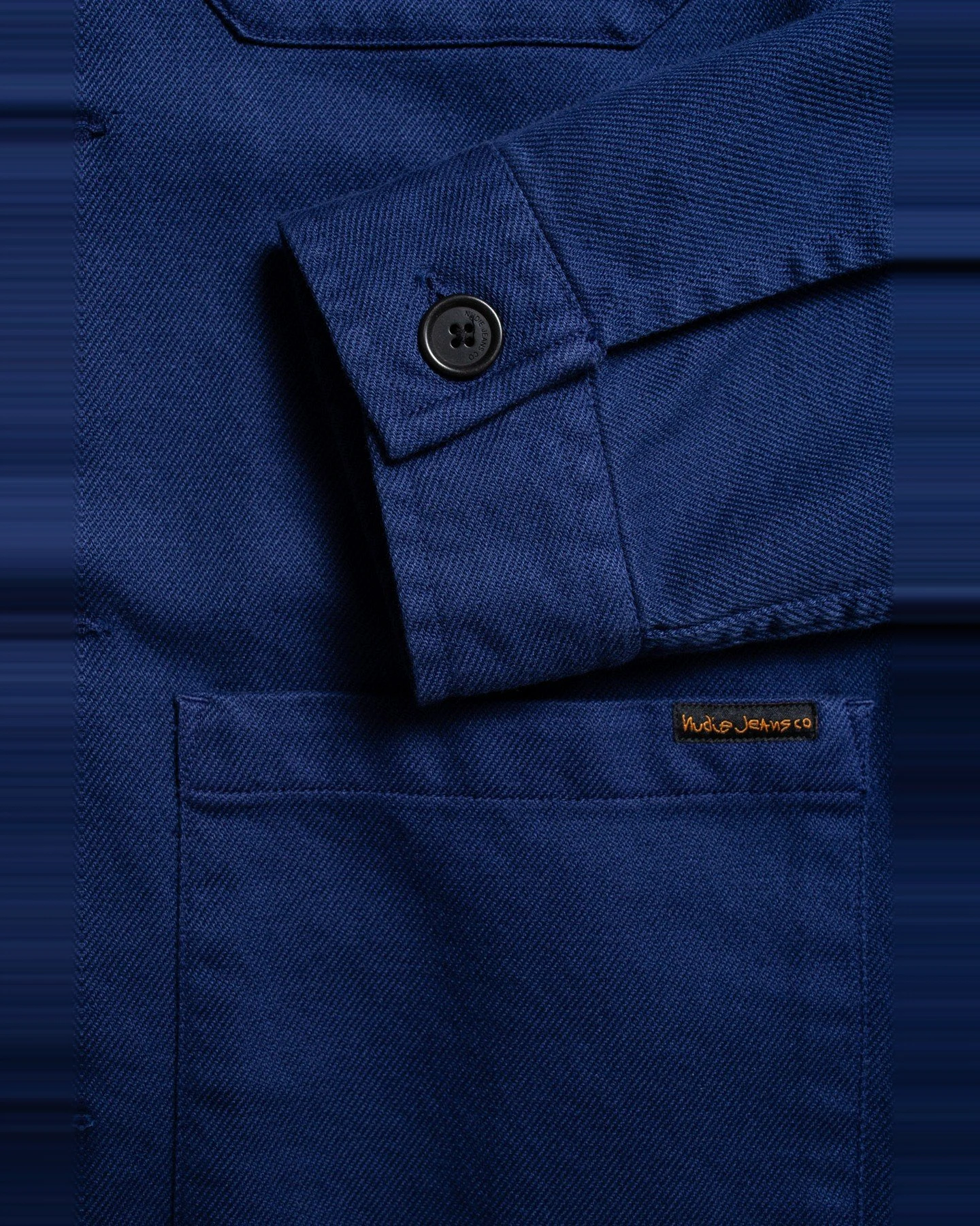 Jacke Barney Worker Blau – Ansicht 6