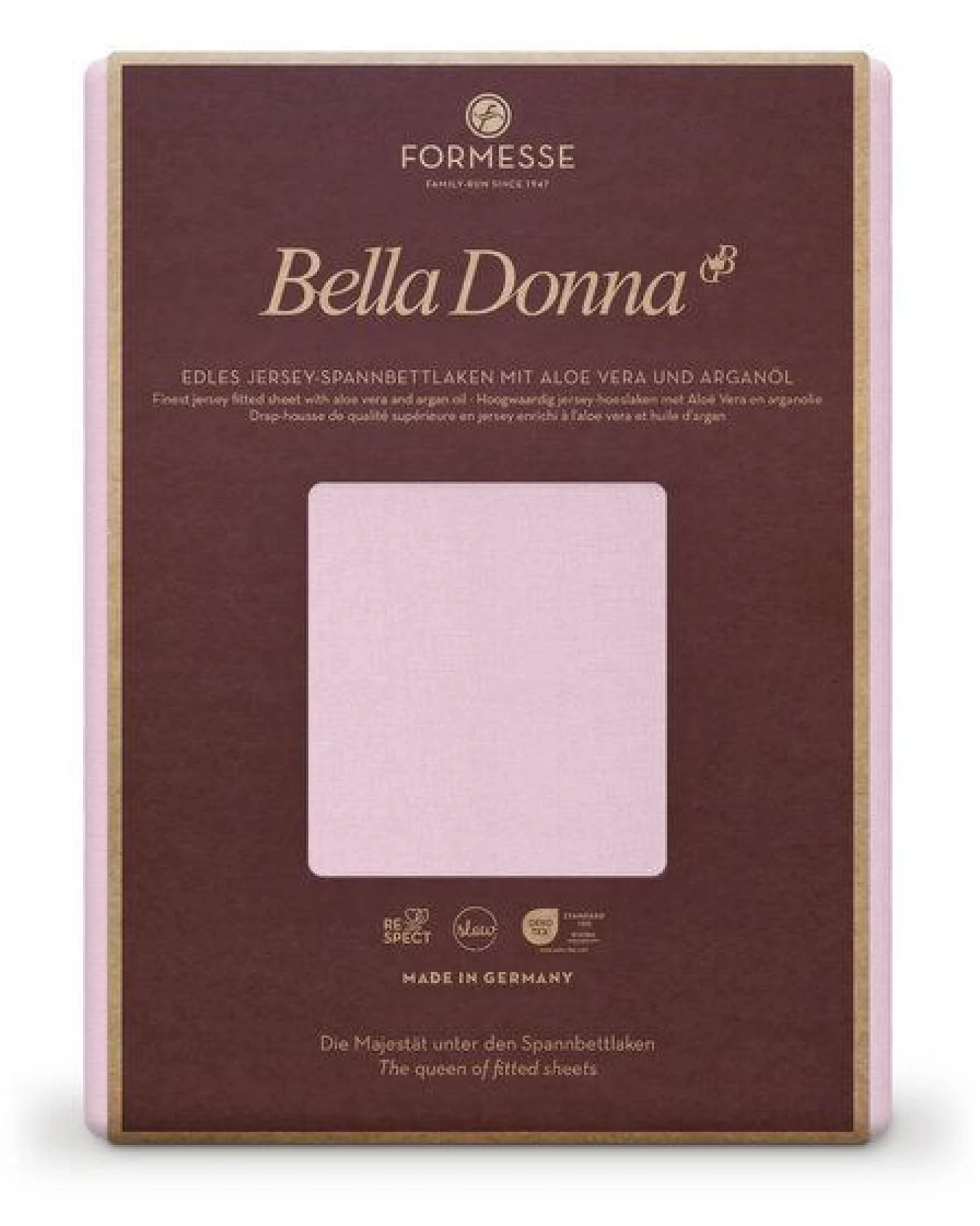 formesse Bella Donna "La Piccola" Jersey Spannbettlaken für Topper bis 10 cm ideal für Ihr Boxpringbett – Ansicht 3