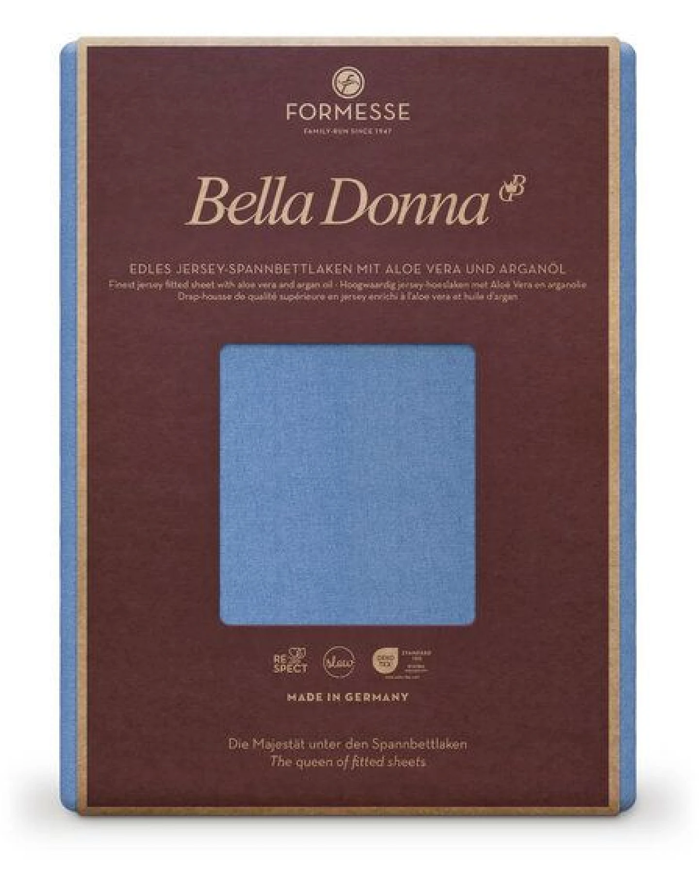 formesse Bella Donna "La Piccola" Jersey Spannbettlaken für Topper bis 10 cm ideal für Ihr Boxpringbett – Ansicht 3