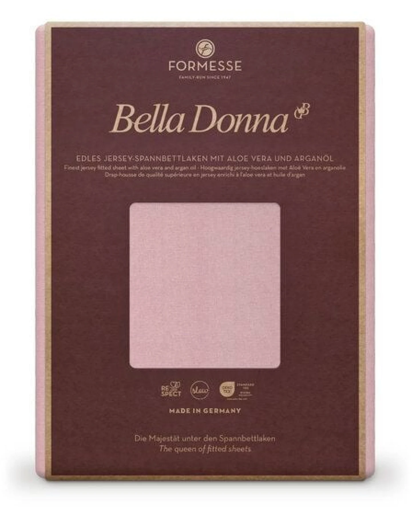 formesse Bella Donna "La Piccola" Jersey Spannbettlaken für Topper bis 10 cm ideal für Ihr Boxpringbett – Ansicht 3