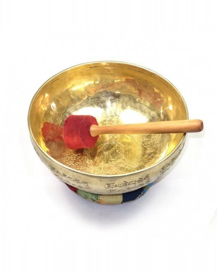Just Be Buddha Mantra Klangschale handgehämmert ca. 25cm