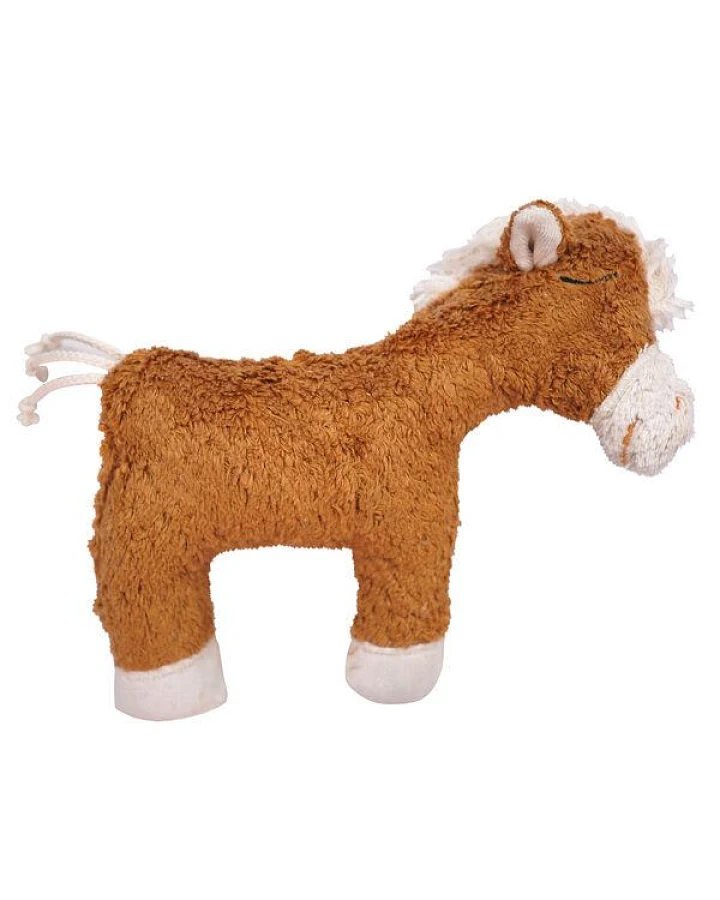 Pat und Patty Greifling mit Rassel "Pferd" , 100 % Baumwolle-kbA