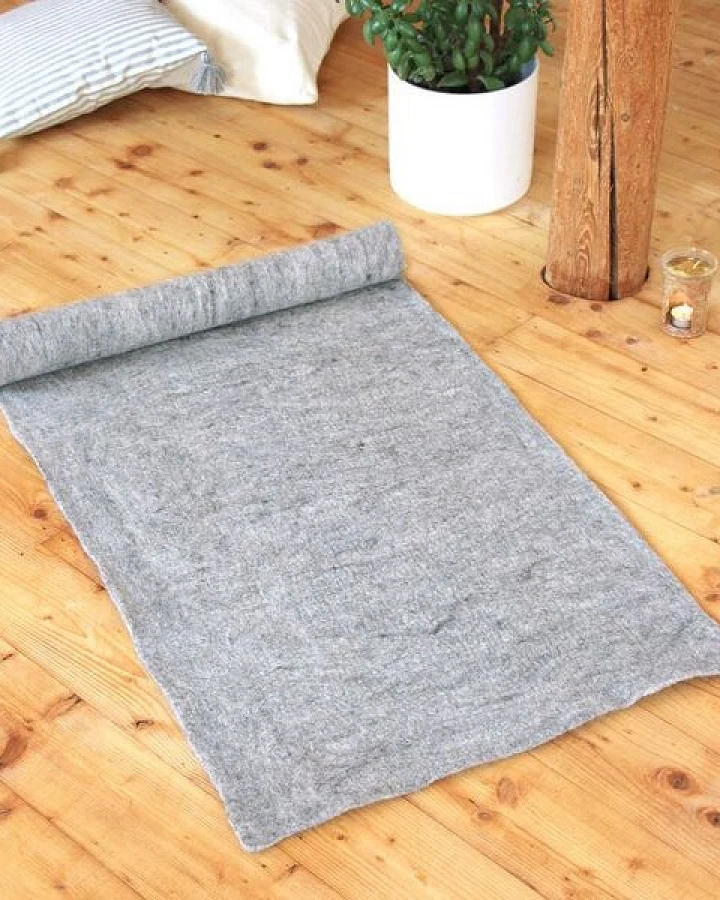 GLOBO Fair Trade Matte YOGA, Wollfilz