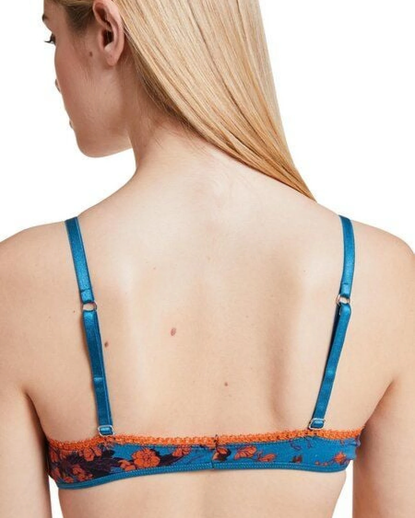 VATTER Triangle Bra "Fine Frieda" Orange Flowers – Ansicht 4