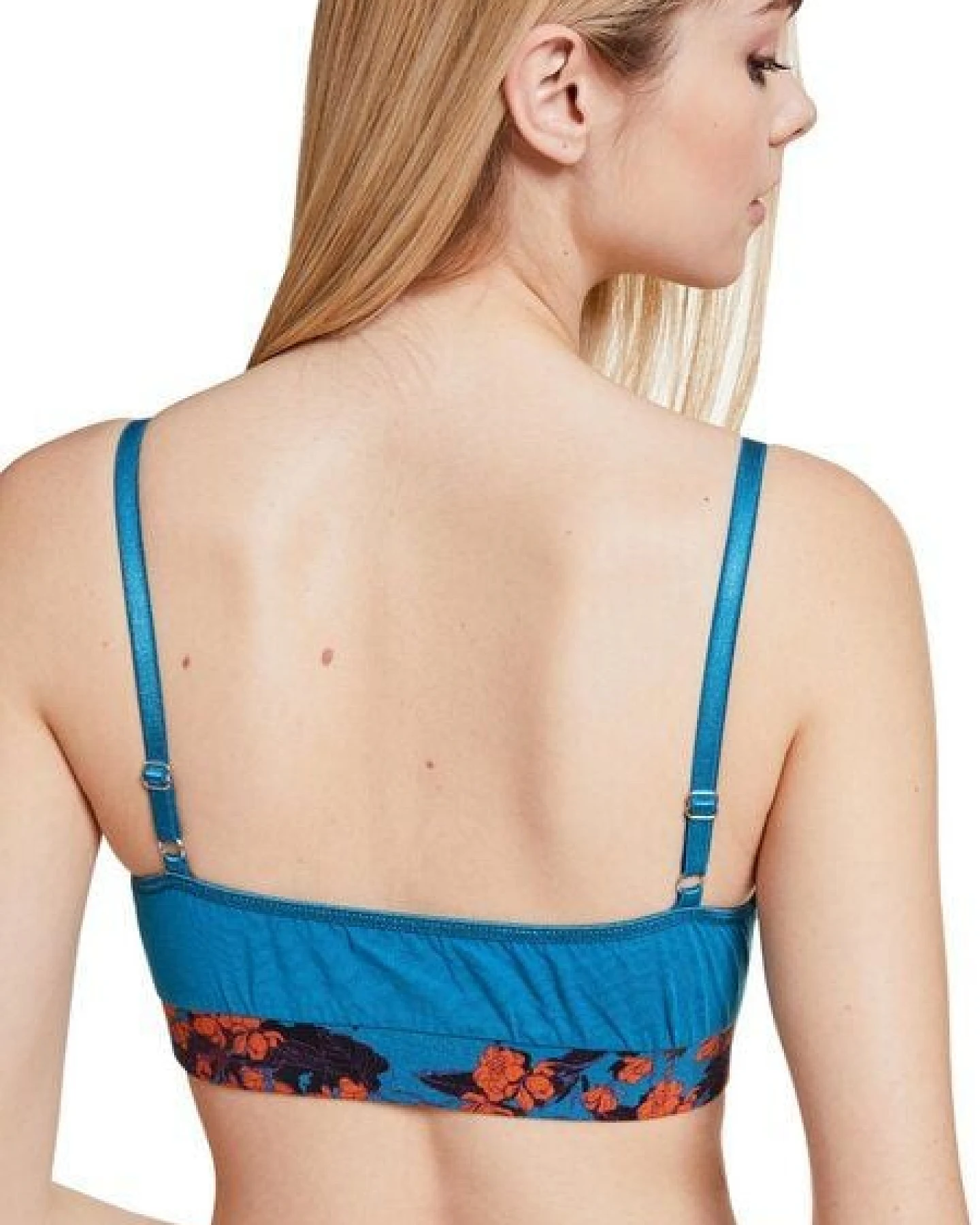 VATTER Bustier "Peppy Paula" Orange Flowers – Ansicht 3