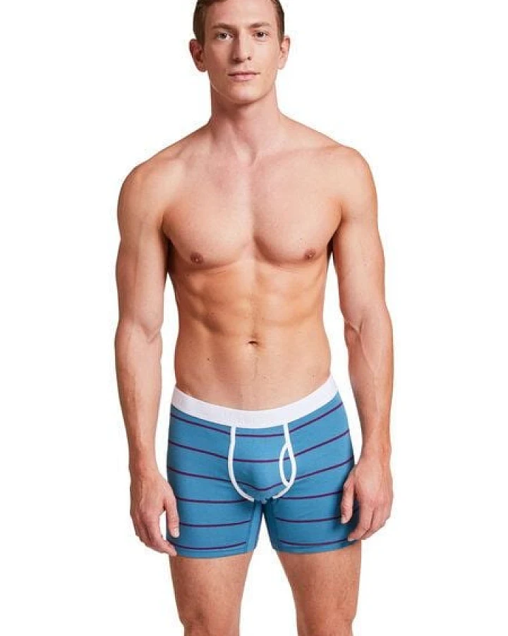 VATTER Boxer Brief "Classy Claus" Blue/Purple Stripes