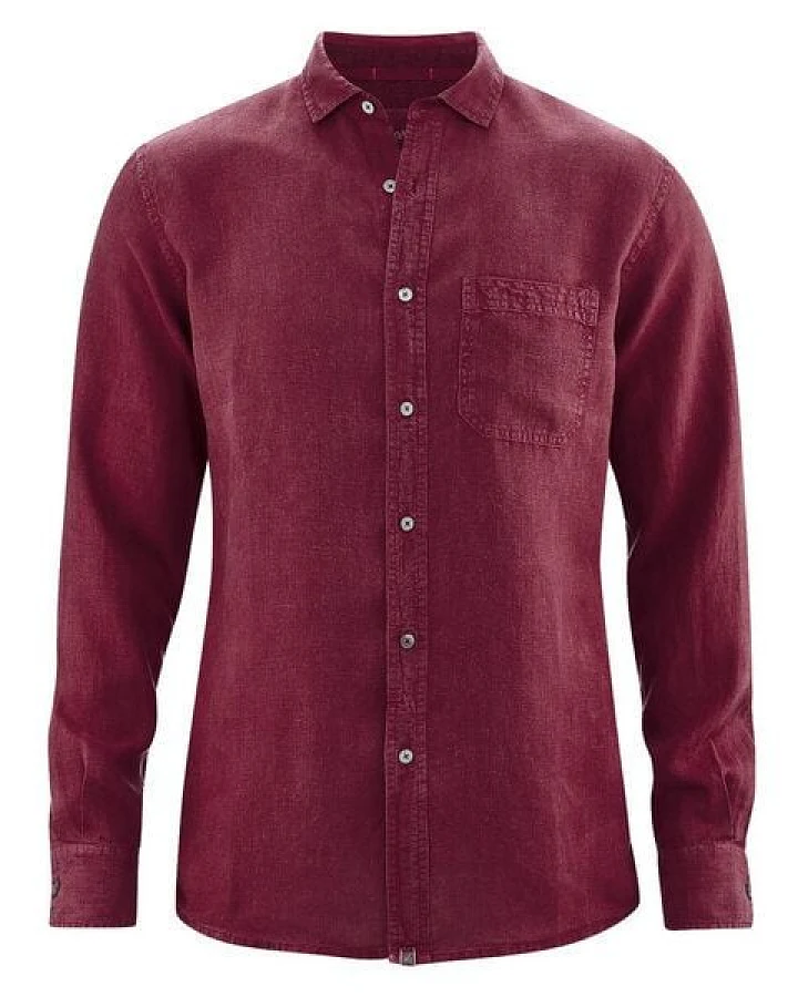 HempAge Herren Hemd 100% Hanf