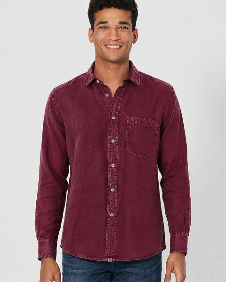 HempAge Herren Hemd 100% Hanf