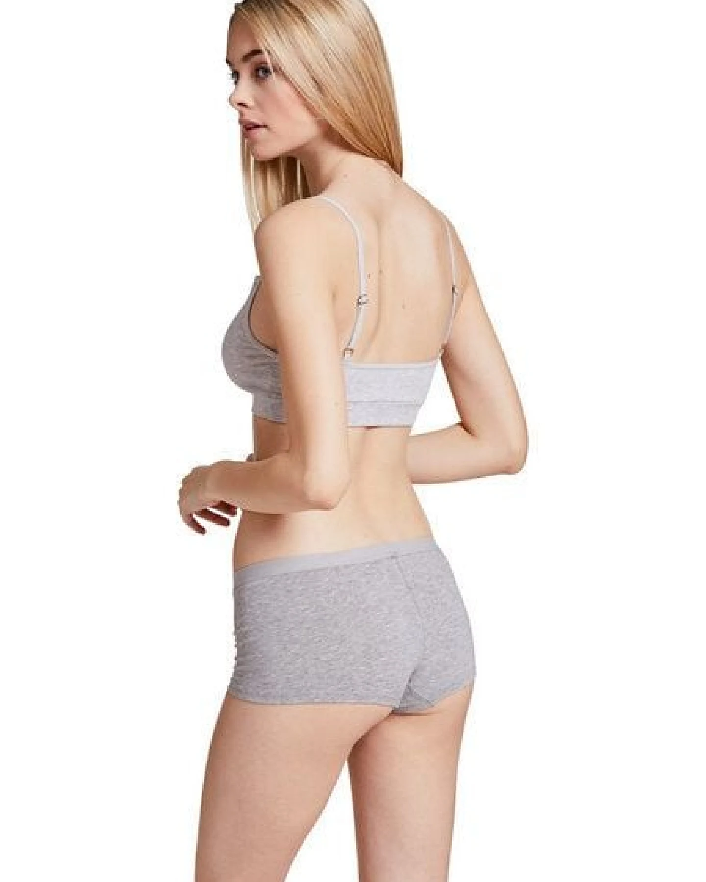 VATTER Boy Short "Easy Emma“ Grey Melange – Ansicht 3