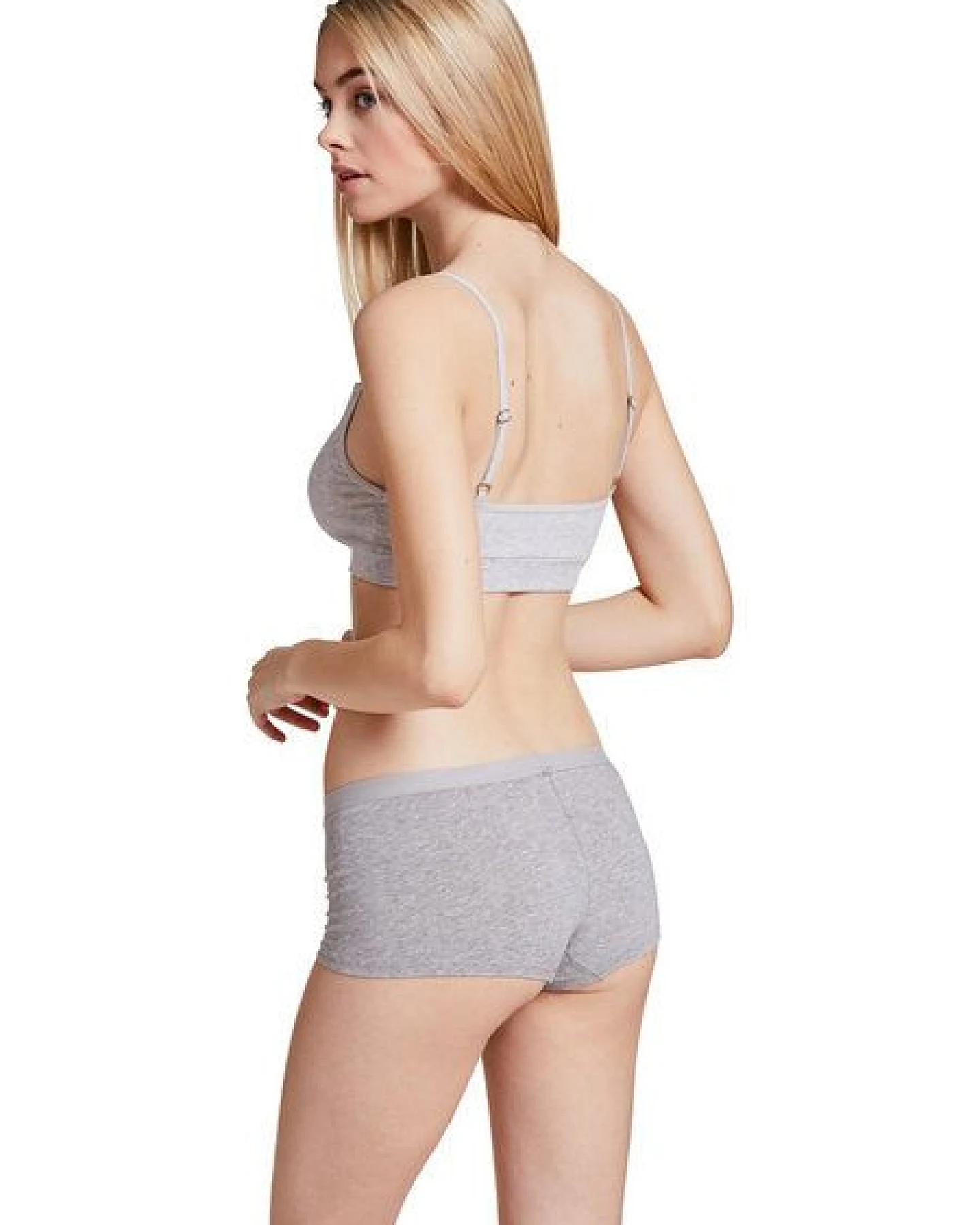 VATTER Boy Short "Easy Emma“ Grey Melange – Ansicht 3