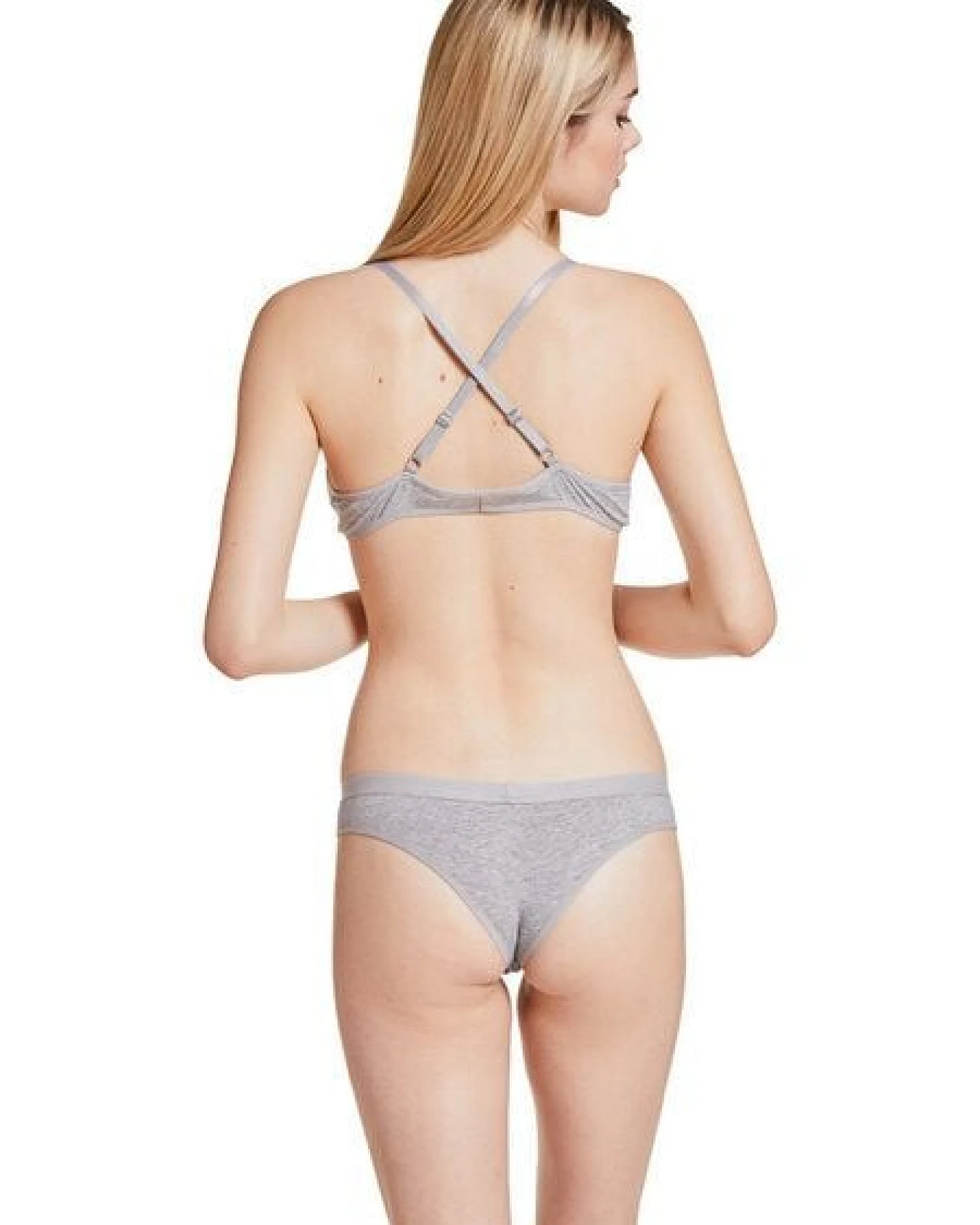 VATTER Brazilian Slip „Little Lucy“ Grey Melange – Ansicht 3