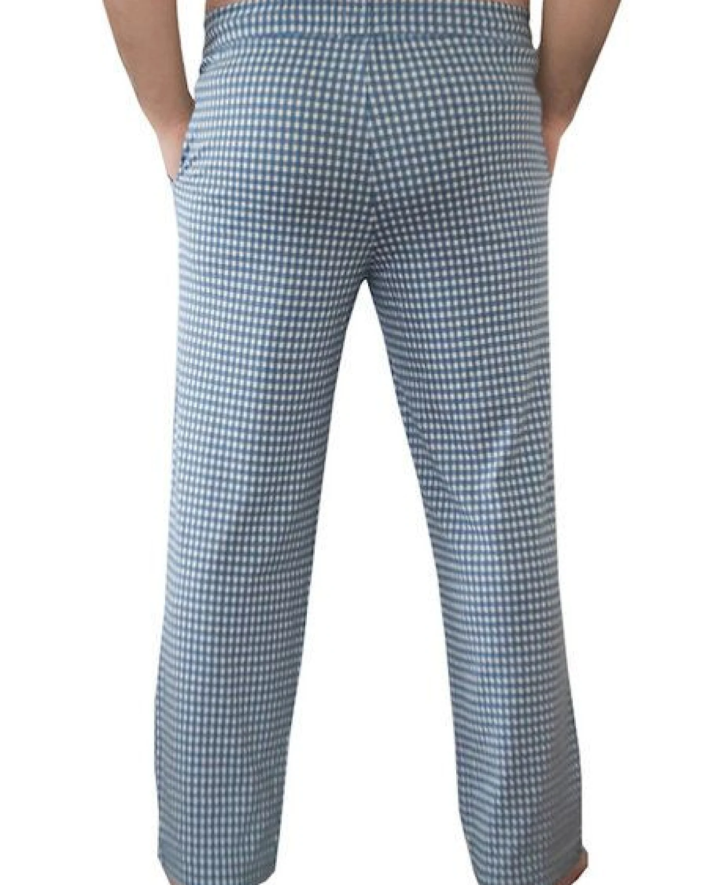 Leela Cotton Herren Homewear Hose Schlafhose 2 Farben Bio-Baumwolle Pyjamahose – Ansicht 2