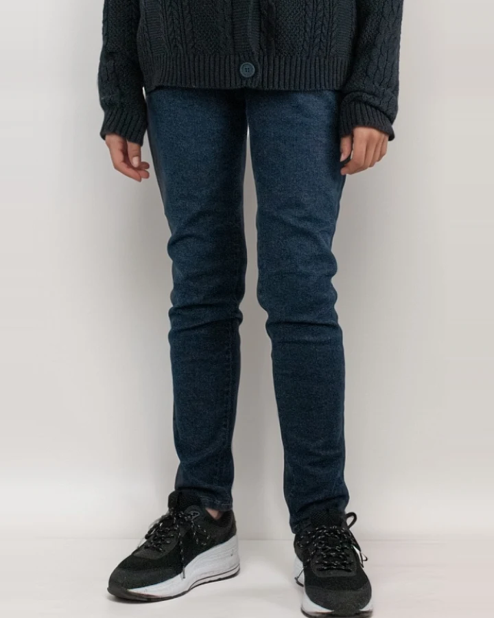 Will's Vegan Store Damen vegan Jeans Classic Slim Fit Blau
