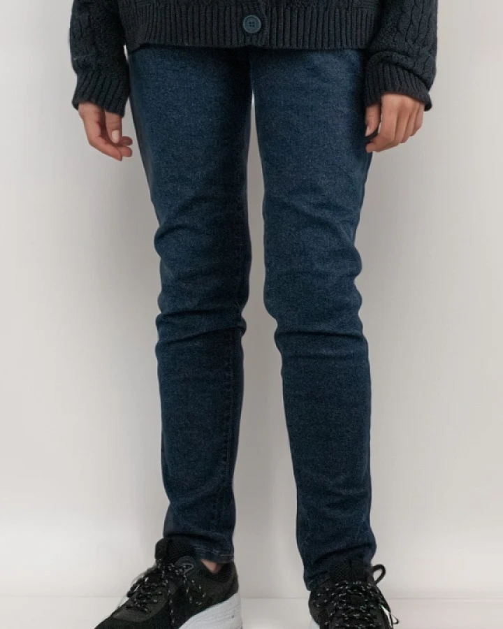 Will's Vegan Store Damen vegan Jeans Classic Slim Fit Blau