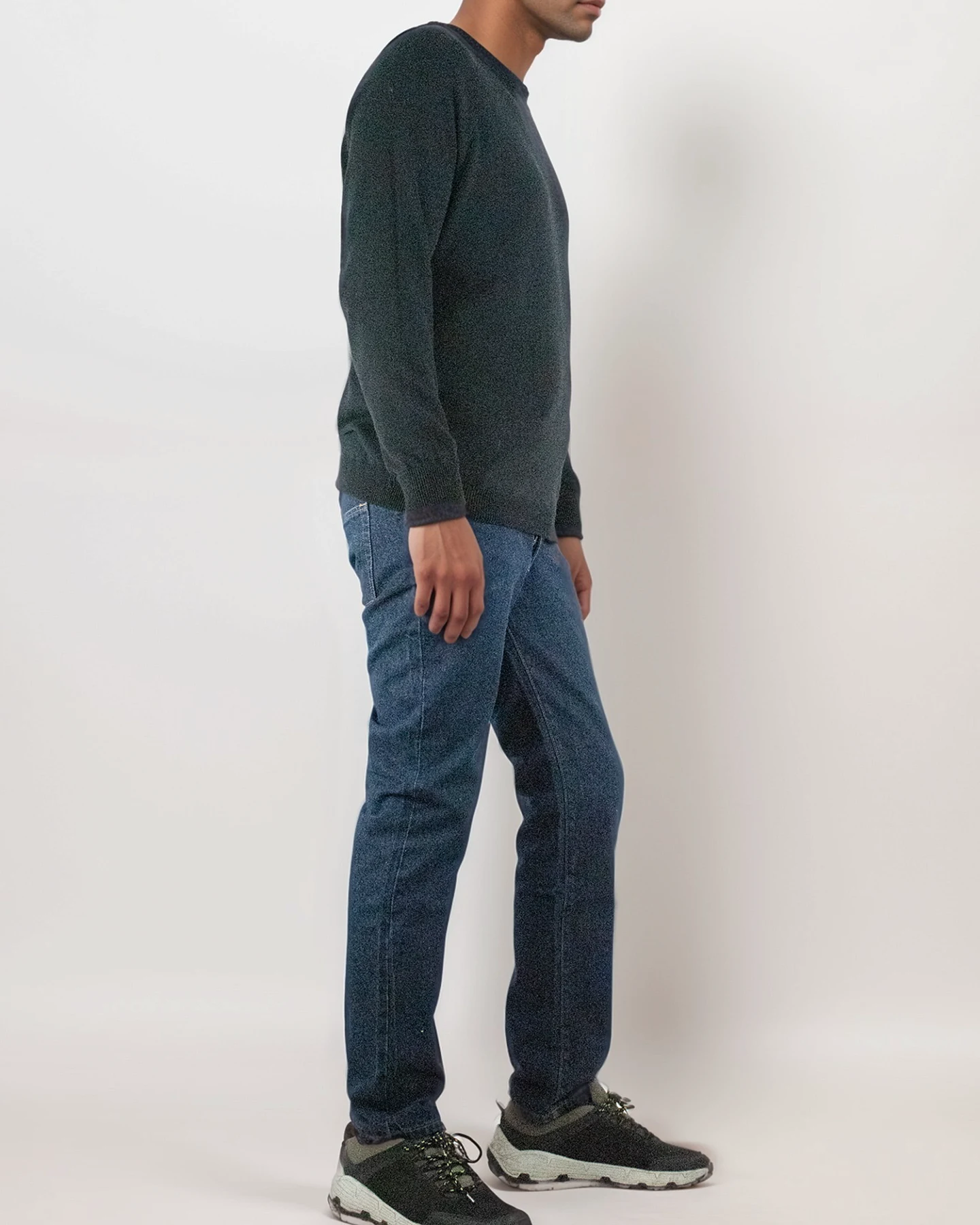 Will's Vegan Store Herren vegan Jeans Classic Straight Leg Blau – Ansicht 2