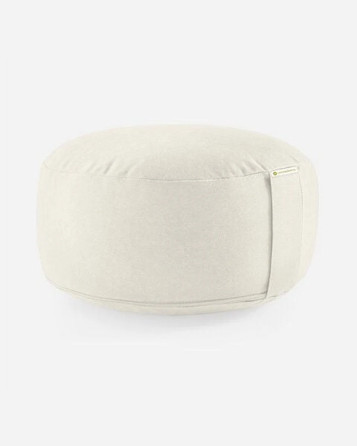 Lotuscrafts Yogakissen Lotus - Sitzhöhe 15cm - ohne Bestickung - GOTS zertifiziert