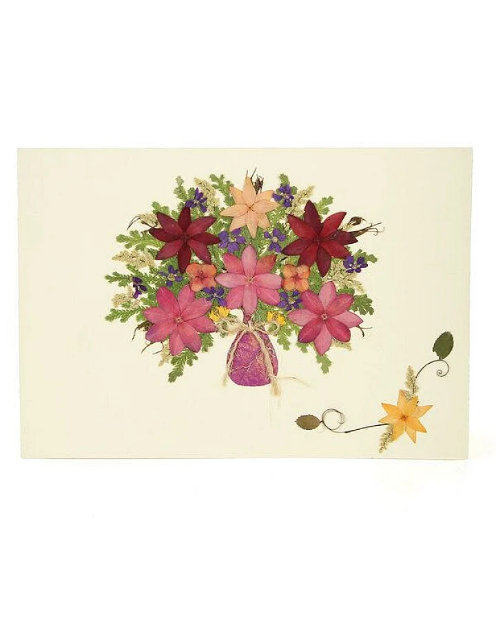 GLOBO Fair Trade Grußkarte Wildblumen SOMMERGLÜCK