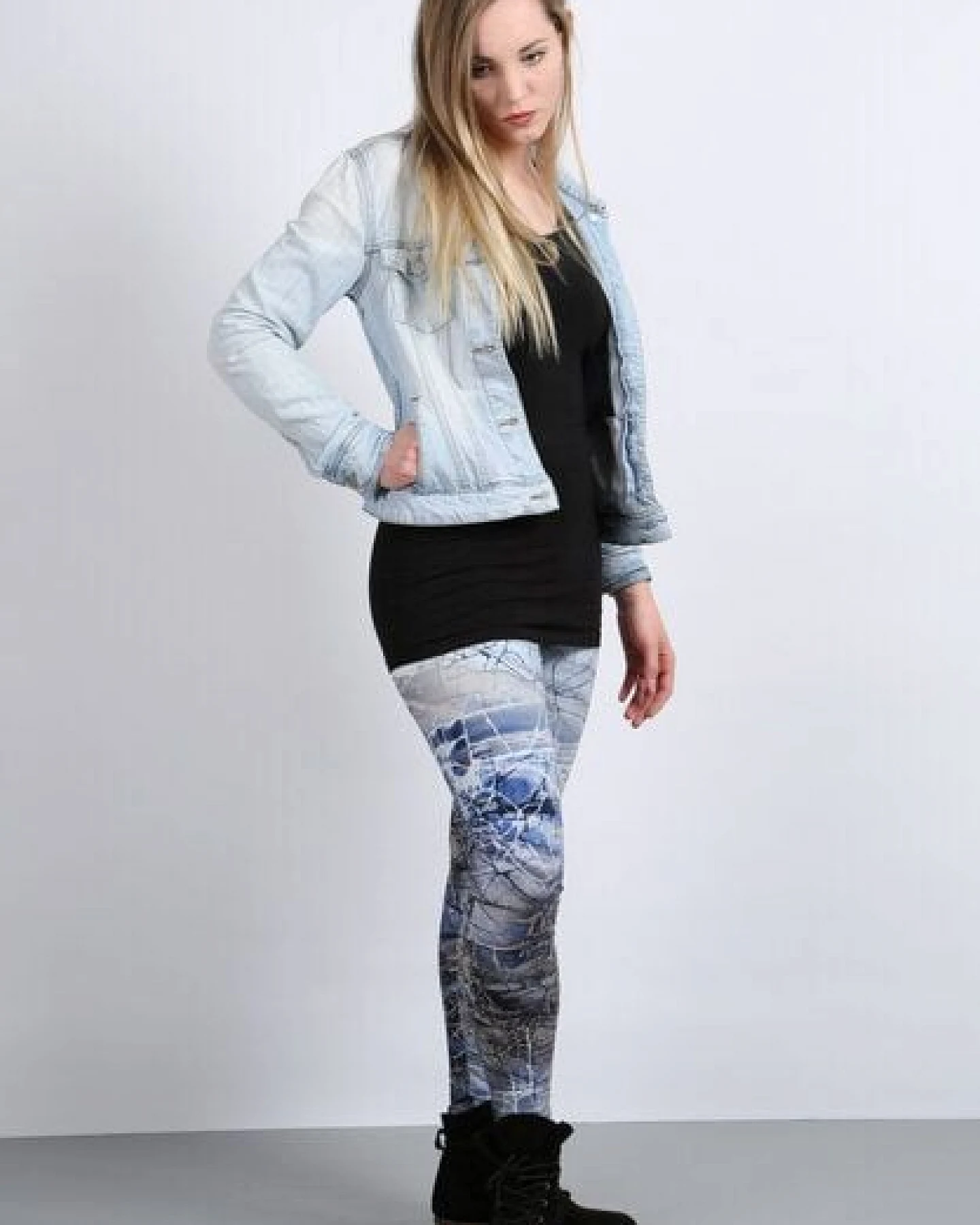 Die rote Zora Leggins Crushed Ice – Ansicht 4