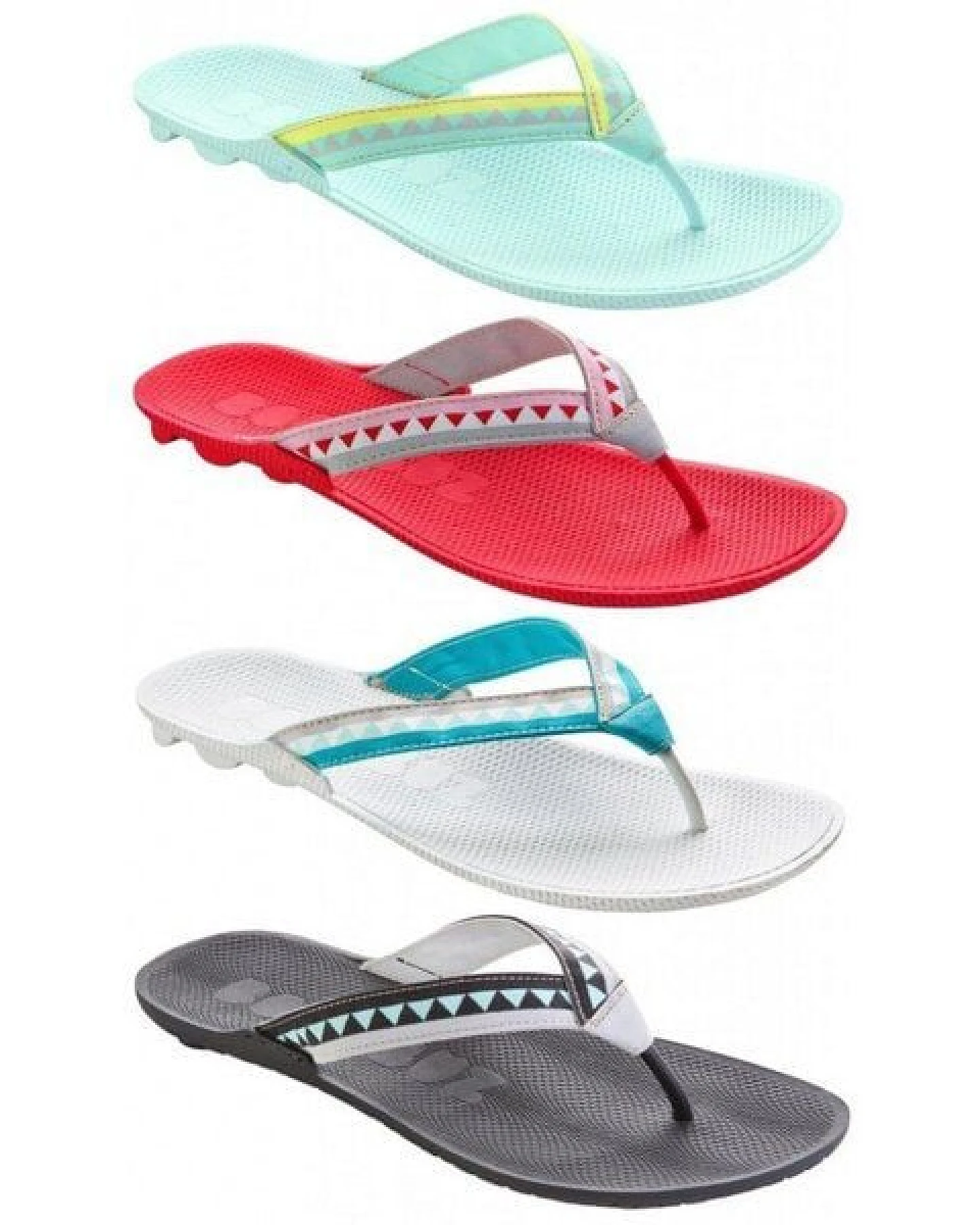 Lolla Boombuz Damen farbiger Zehentrenner 100% Natur – Ansicht 2