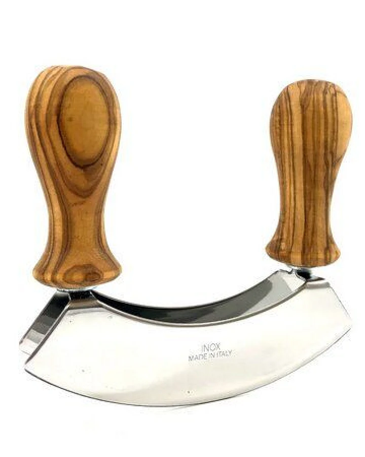 Olivenholz erleben Wiegemesser DESIGN mit Olivenholz-Griffen