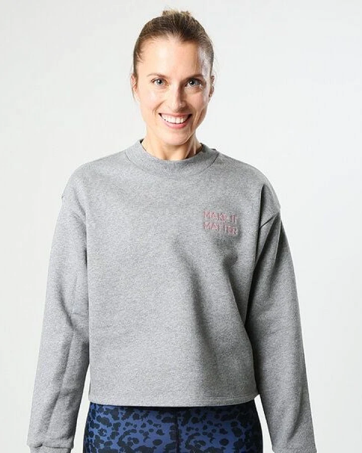 Ambiletics Sweatshirt Make It Matter in grau