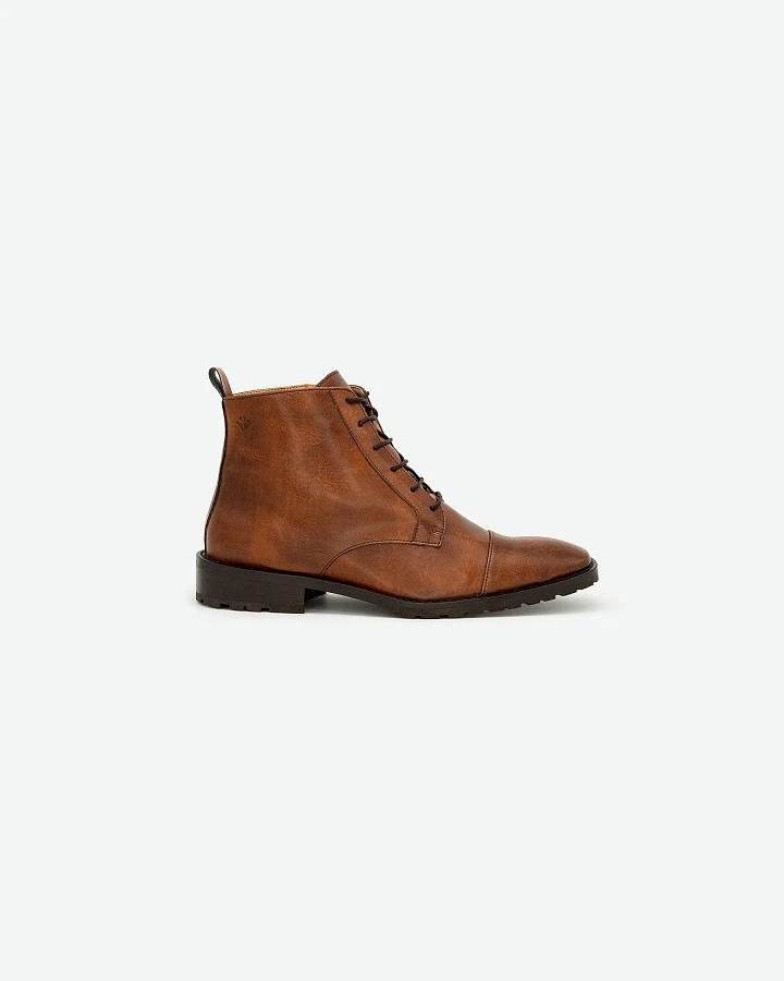COG Herren vegan Stiefel Herren Lincoln Braun