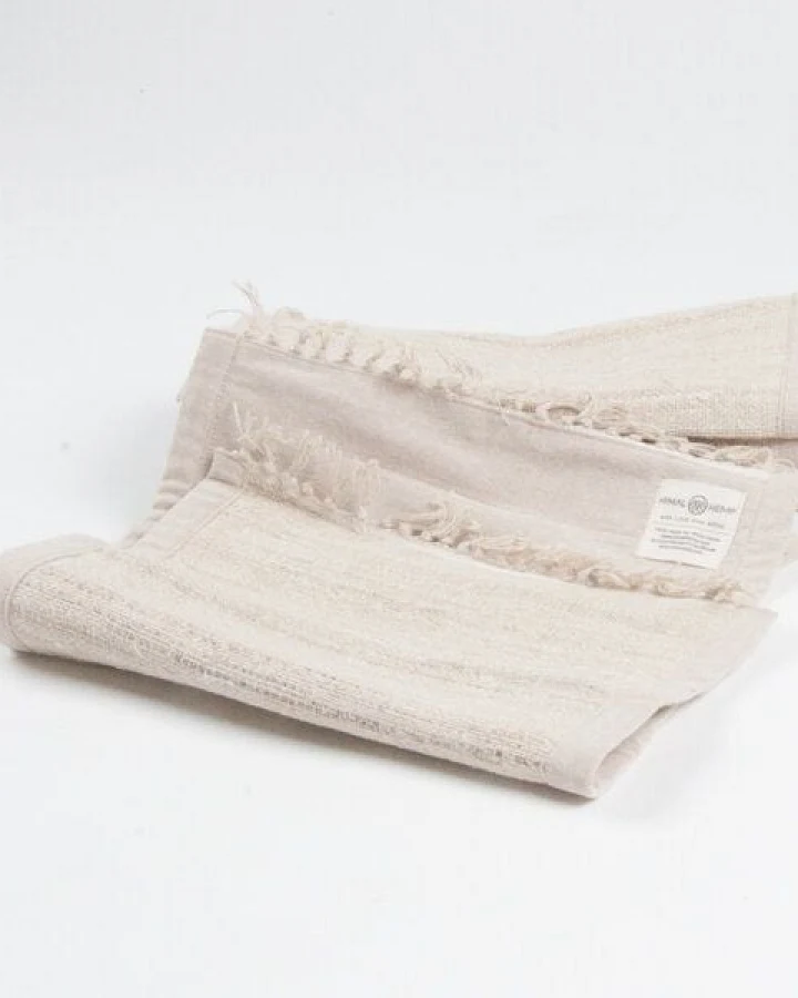 Himal Hemp HH Tischset aus wildem Hanf oder Recycle-Sari, handgewebt