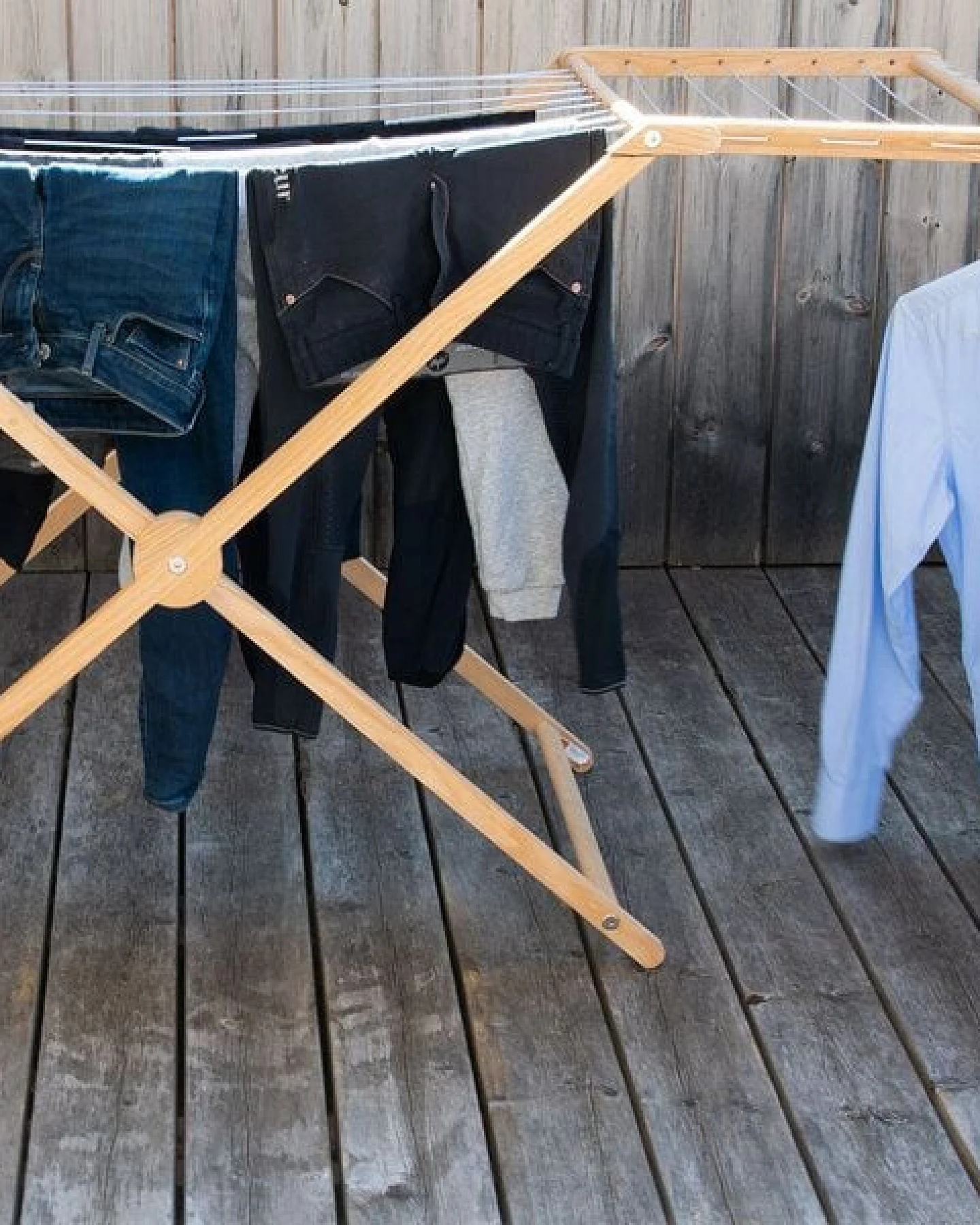4betterdays Wäscheständer aus hochwertigem Eschenholz - Made in Germany – Ansicht 4