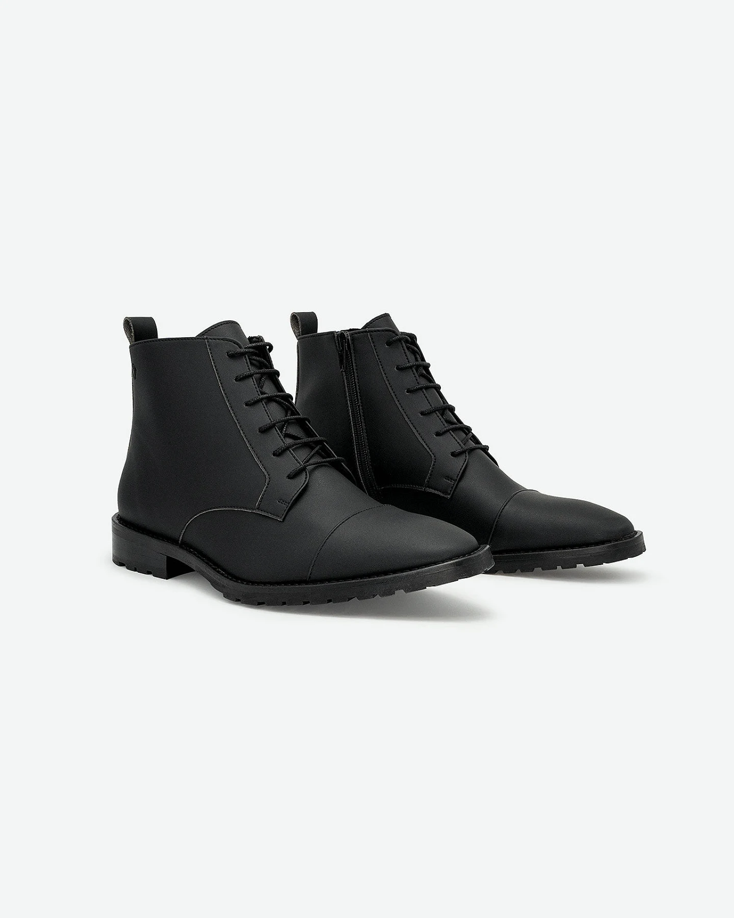 COG Herren vegan Stiefel Herren Lincoln Schwarz – Ansicht 2