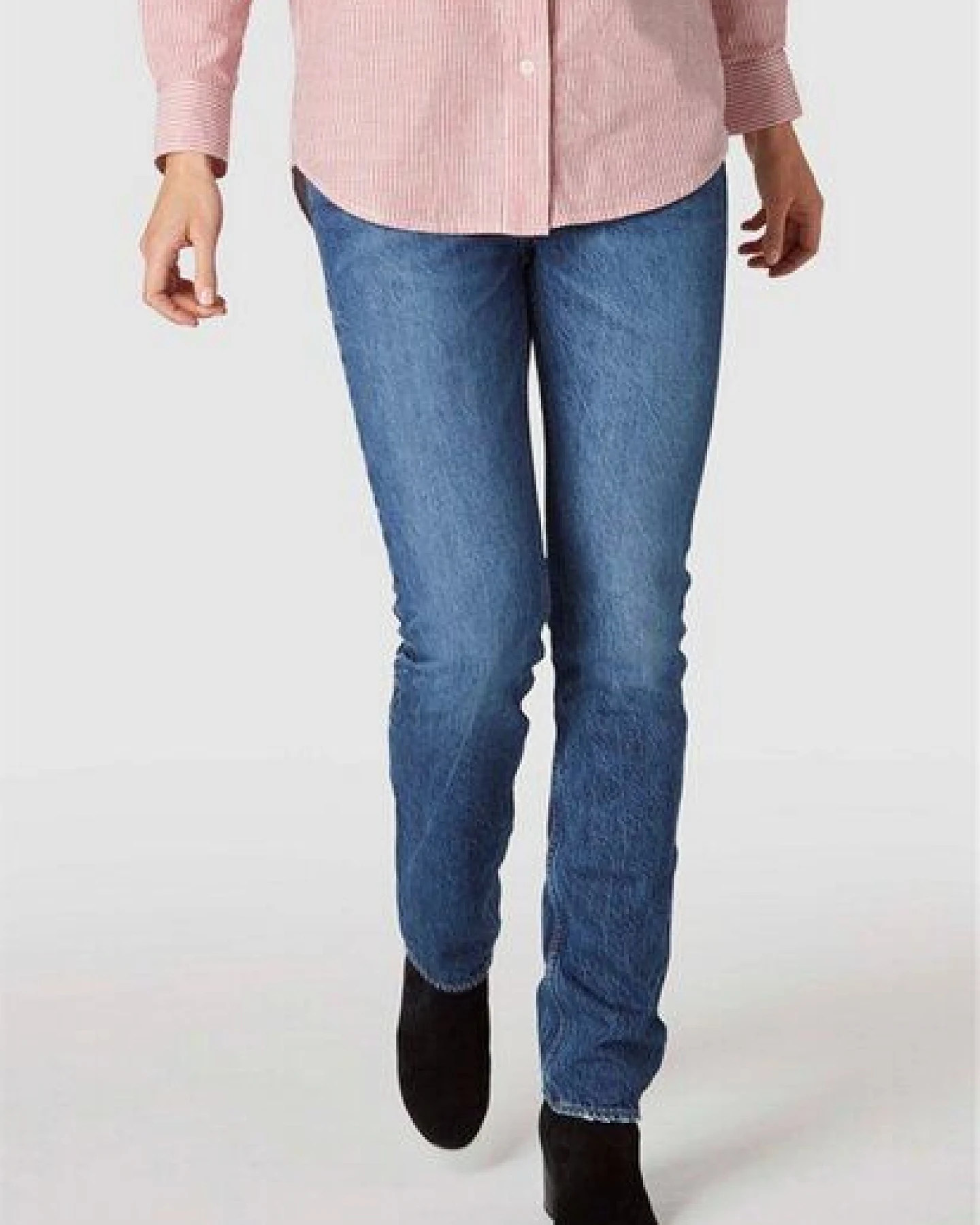 Kings Of Indigo Jeans Straight Fit - Kimberley - Mid Vintage Marble – Ansicht 2