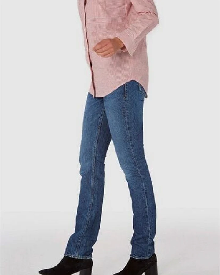Kings Of Indigo Jeans Straight Fit - Kimberley - Mid Vintage Marble