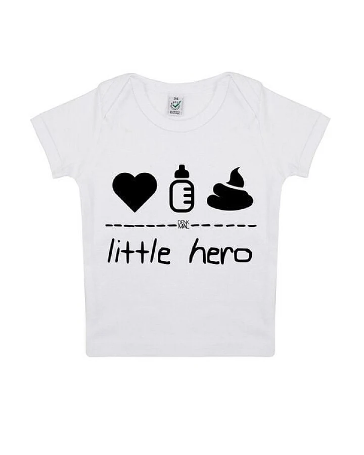 DENK.MAL Clothing little hero – Baby Shirt