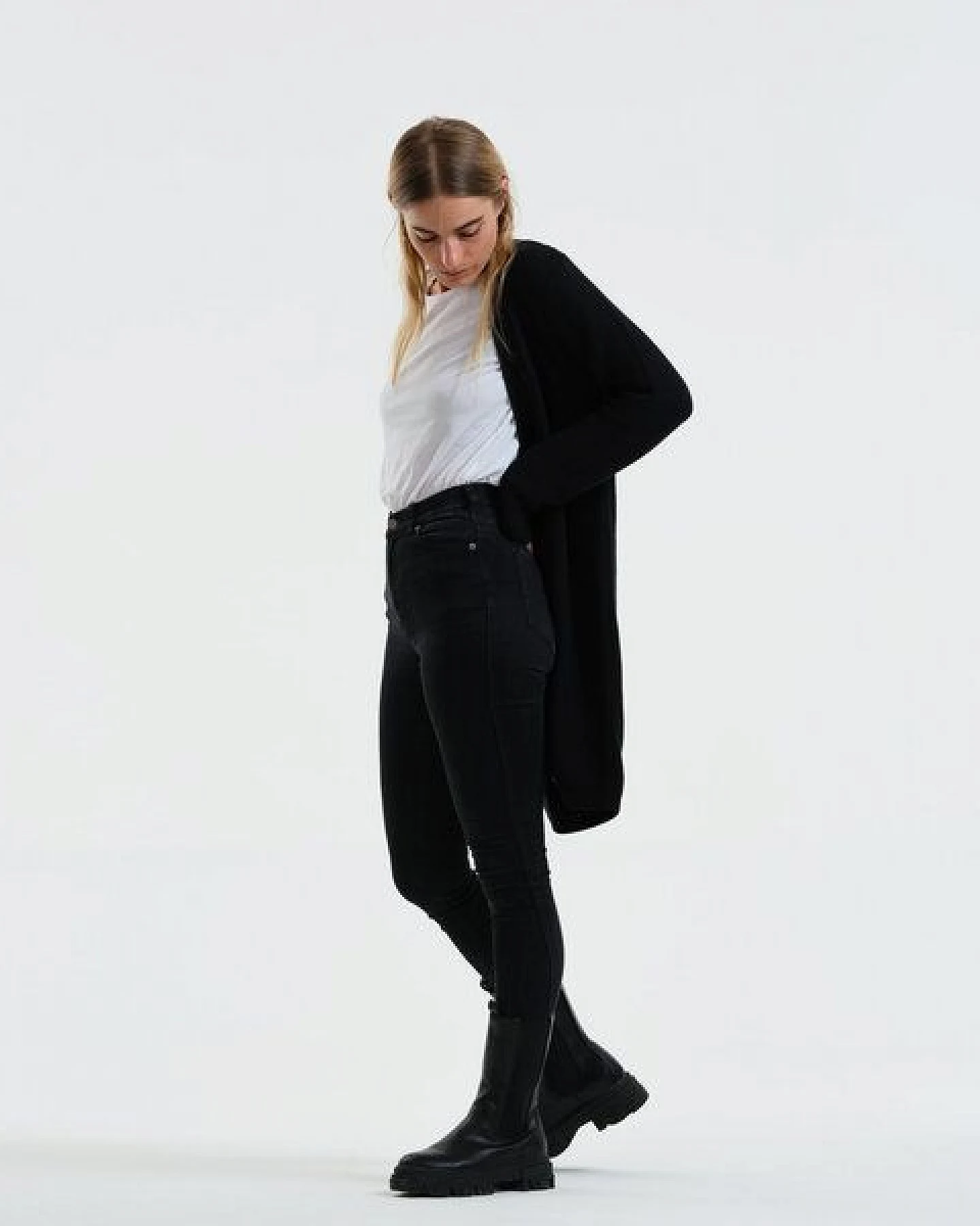 GARY MASH Long-Cardigan Alamo aus Biobaumwolle – Ansicht 4