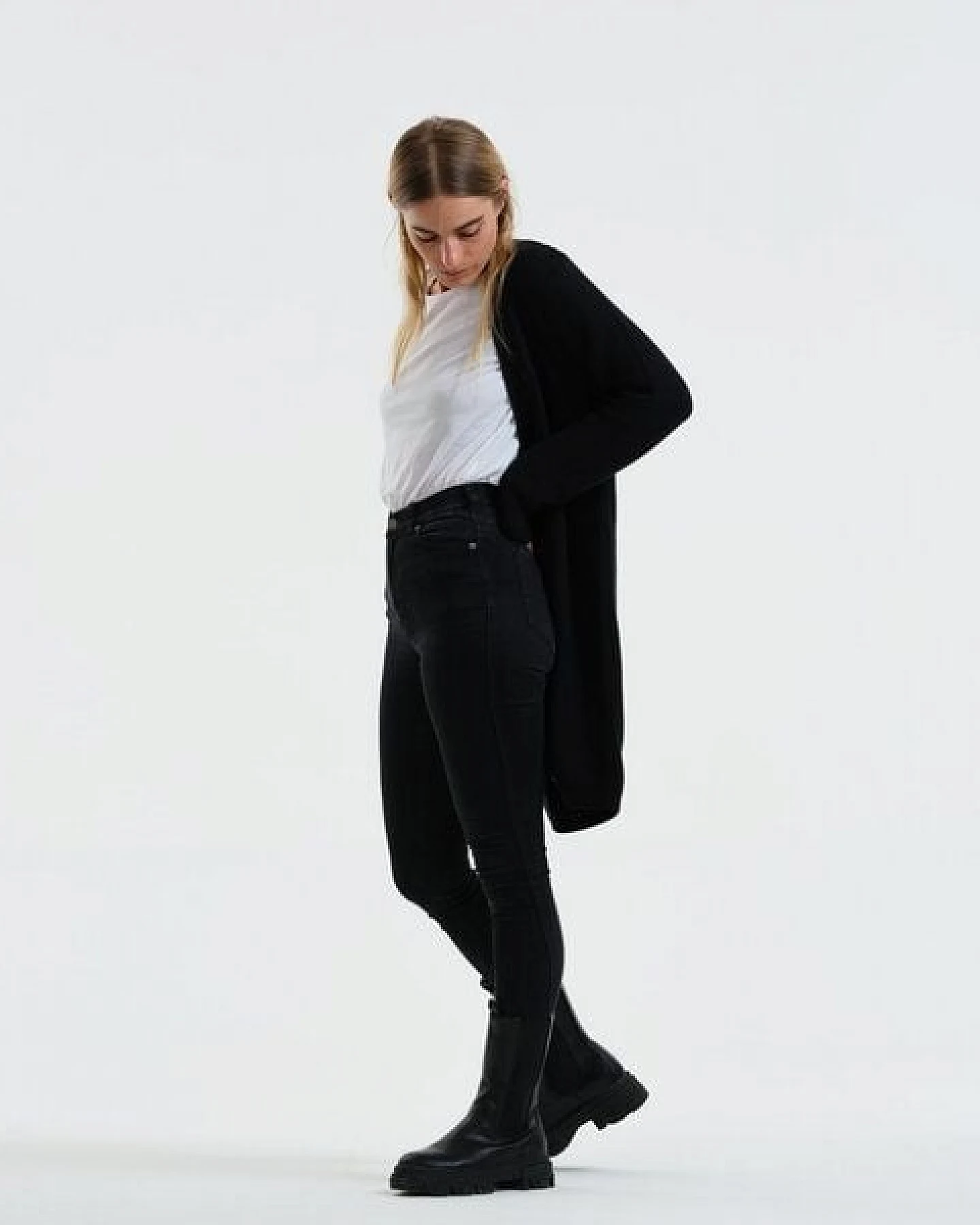 GARY MASH Long-Cardigan Alamo aus Biobaumwolle – Ansicht 4