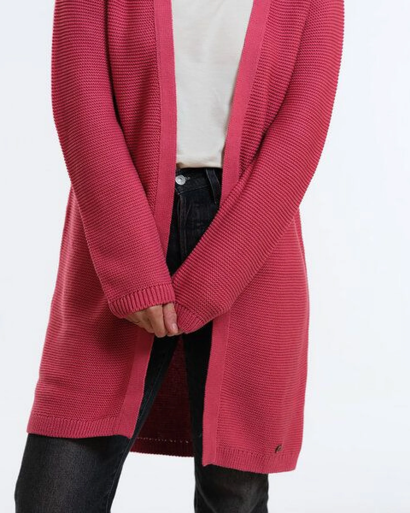 GARY MASH Long-Cardigan Alamo aus Biobaumwolle – Ansicht 2