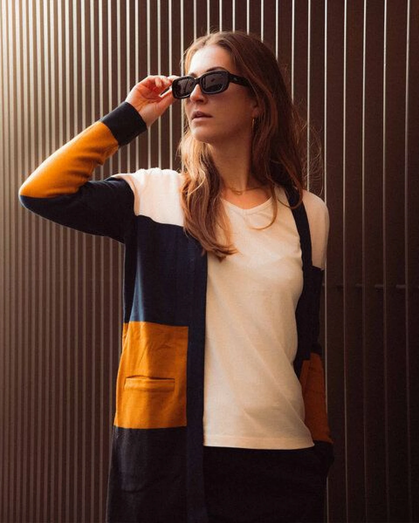 GARY MASH Long-Cardigan Alamo aus Biobaumwolle – Ansicht 2