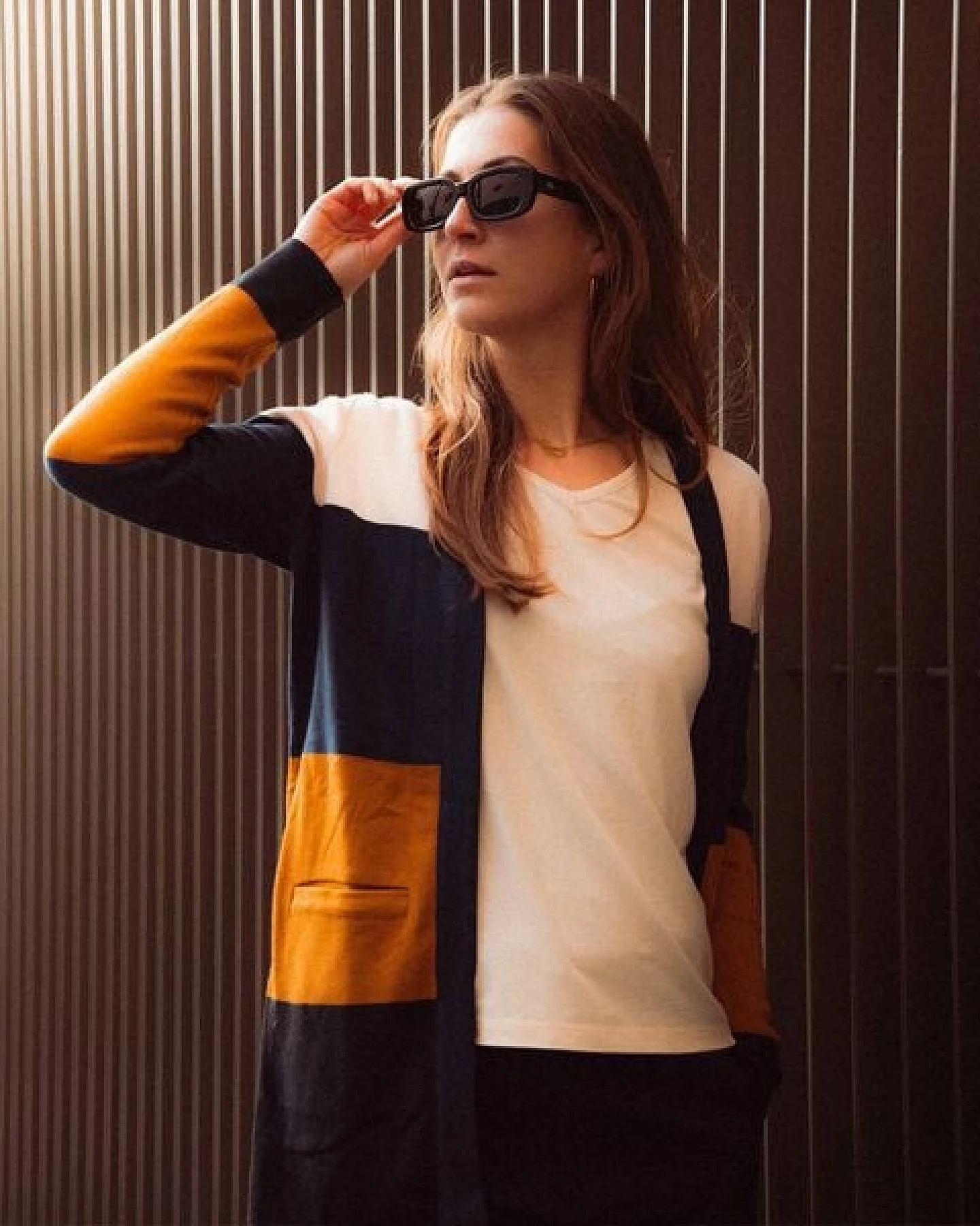 GARY MASH Long-Cardigan Alamo aus Biobaumwolle – Ansicht 3