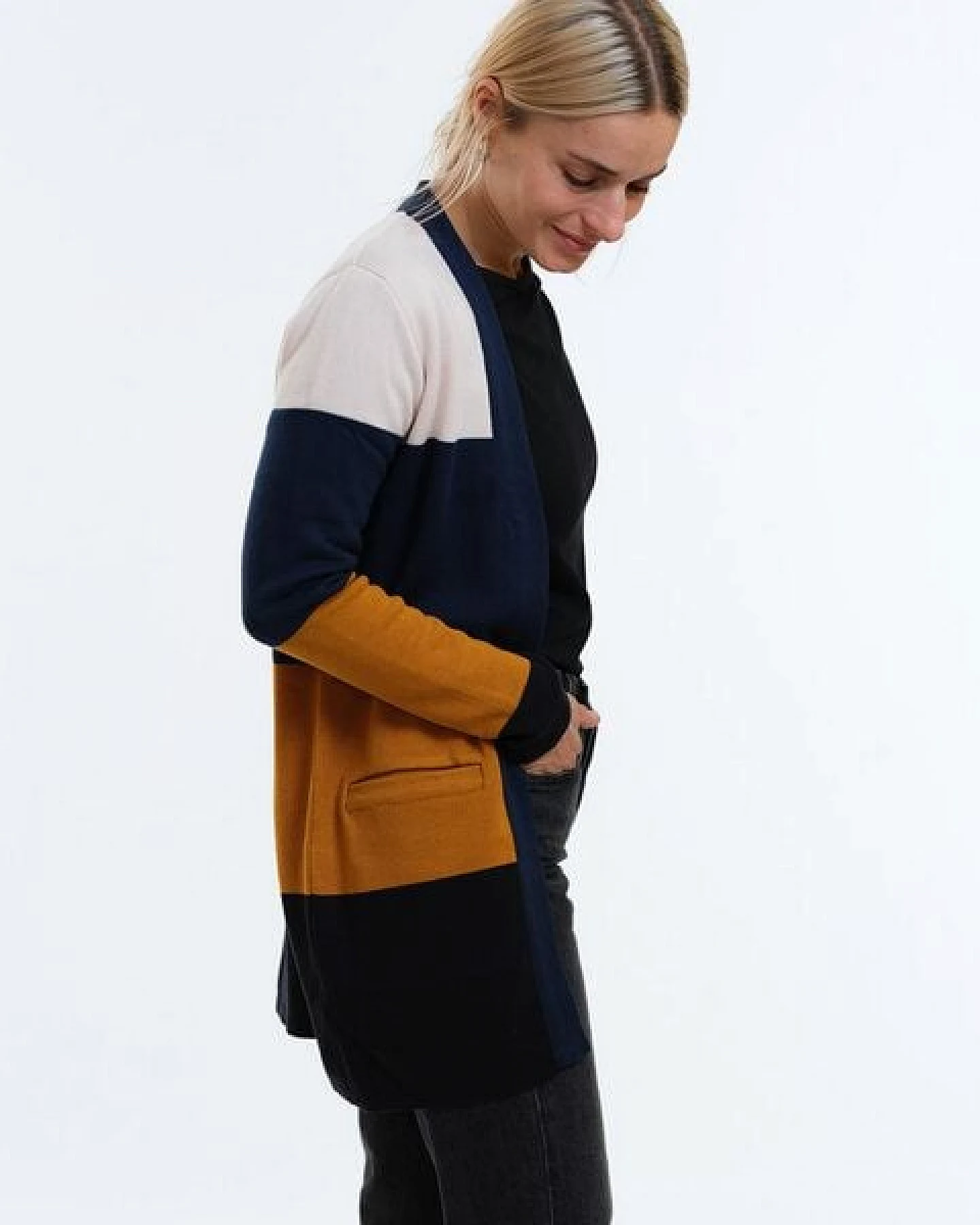 GARY MASH Long-Cardigan Alamo aus Biobaumwolle – Ansicht 3