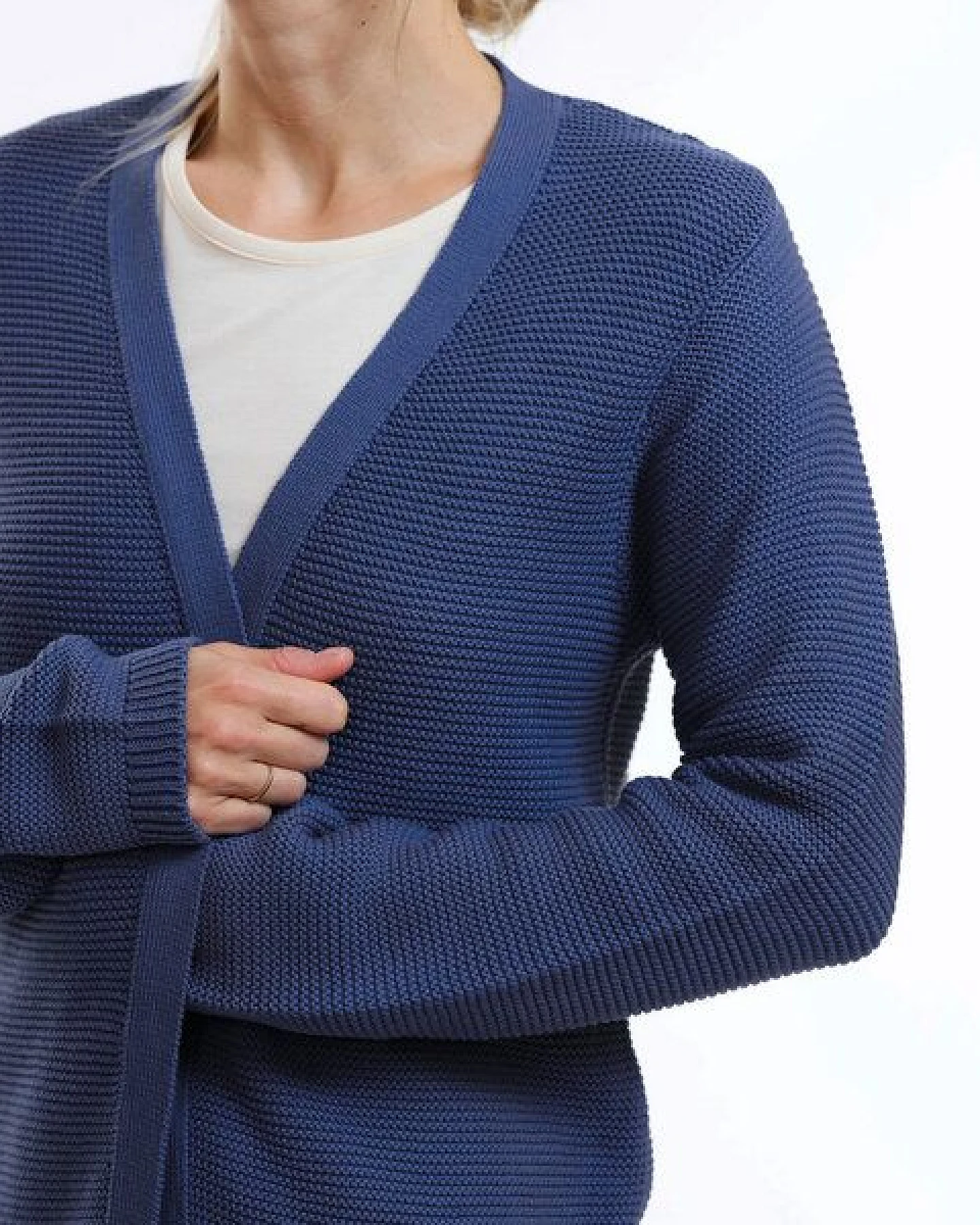 GARY MASH Long-Cardigan Alamo aus Biobaumwolle – Ansicht 4