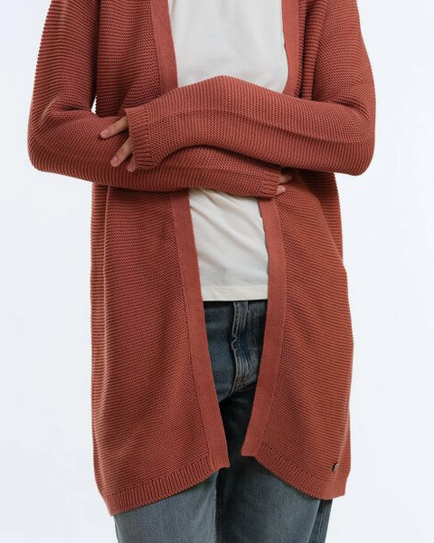 GARY MASH Long-Cardigan Alamo aus Biobaumwolle – Ansicht 4