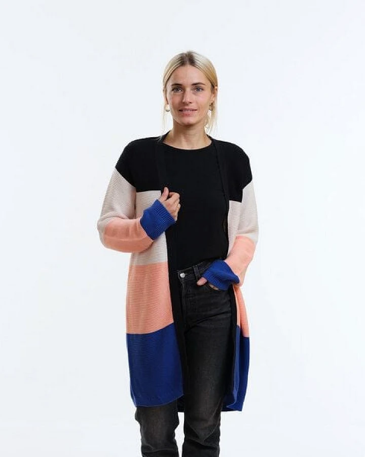 GARY MASH Long-Cardigan Alamo aus Biobaumwolle