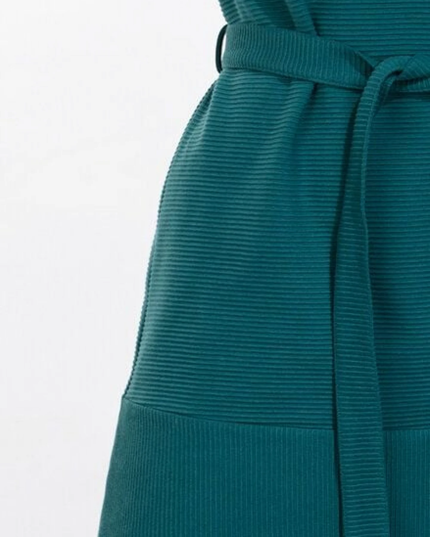 Studio Hertzberg Day Kleid petrol mit Gürtel – Ansicht 4