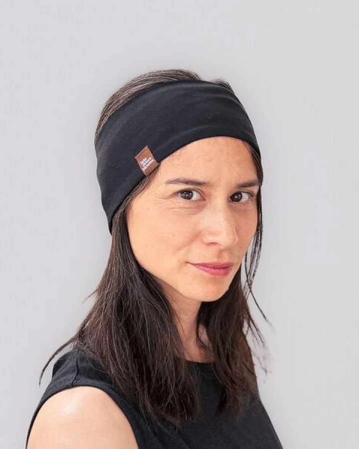 Liebe Deinen Planeten Bio Stirnband Basic - elastischer Baumwoll Jersey in vielen Farben