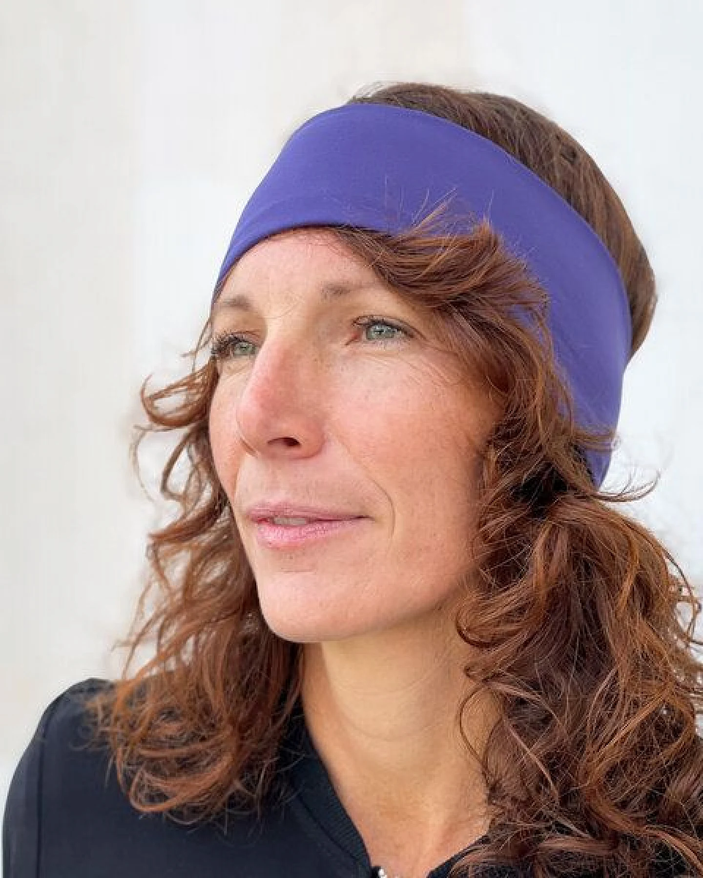 Liebe Deinen Planeten Bio Stirnband Basic - elastischer Baumwoll Jersey in vielen Farben – Ansicht 3