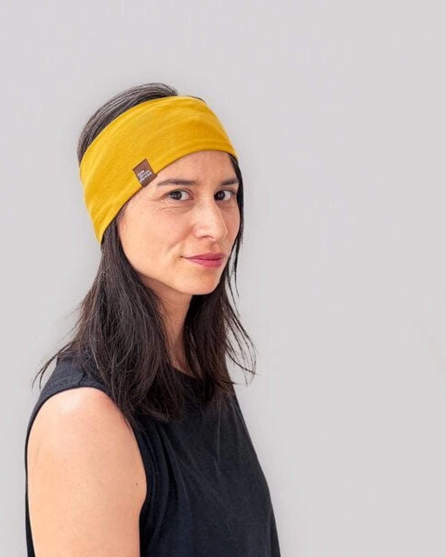 Liebe Deinen Planeten Bio Stirnband Basic - elastischer Baumwoll Jersey in vielen Farben – Ansicht 3